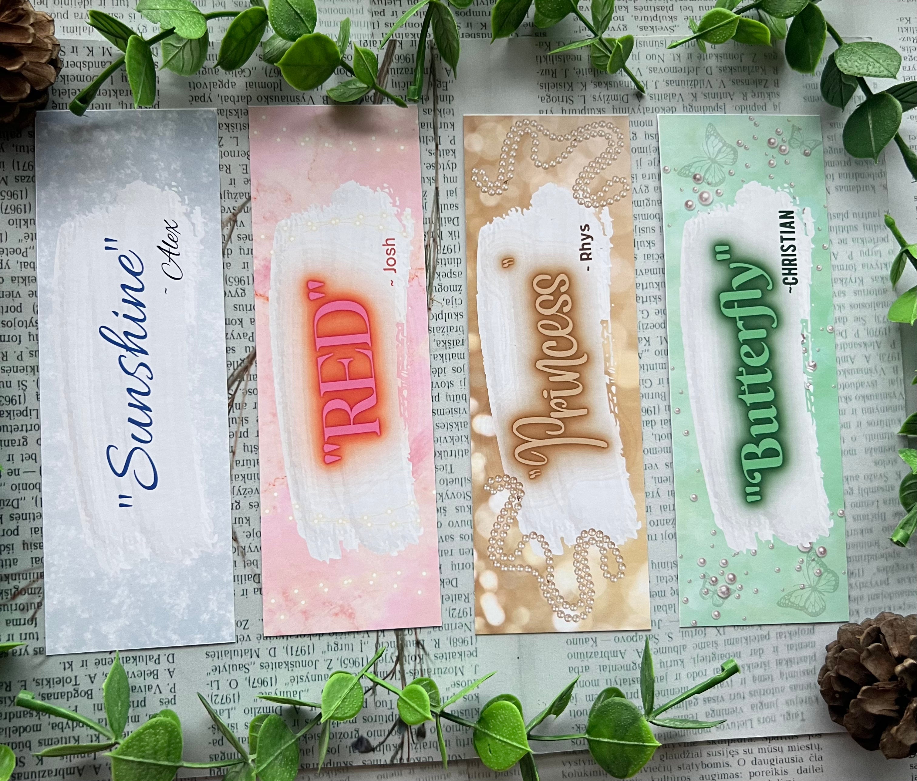 Twisted Series Inspired Bookmarks – Likes and Candles