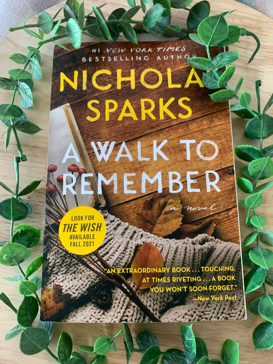 A Walk to Remember Book Review