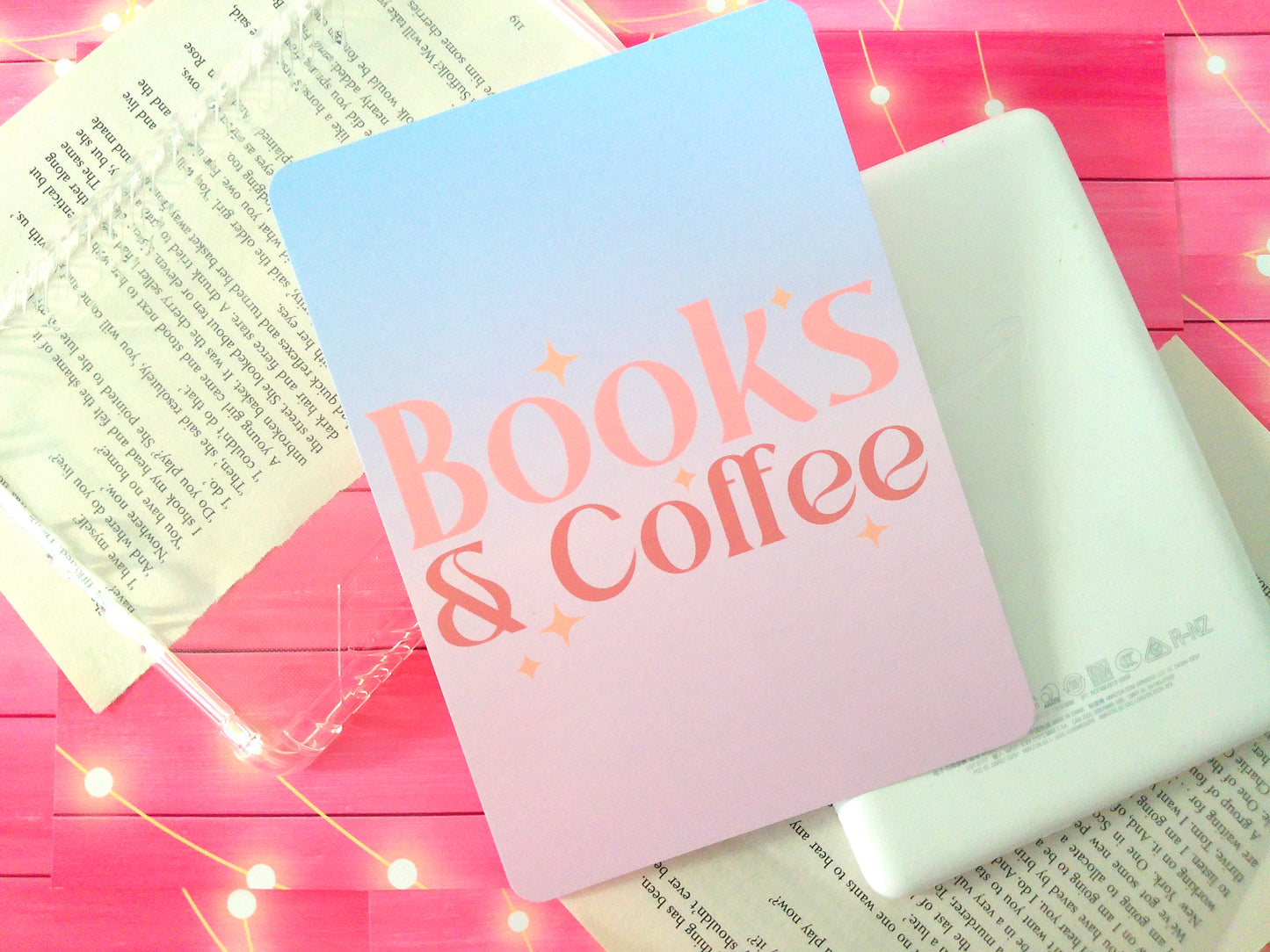 Books & Coffee, Shh I’m Reading, Read in Peace Kindle Inserts