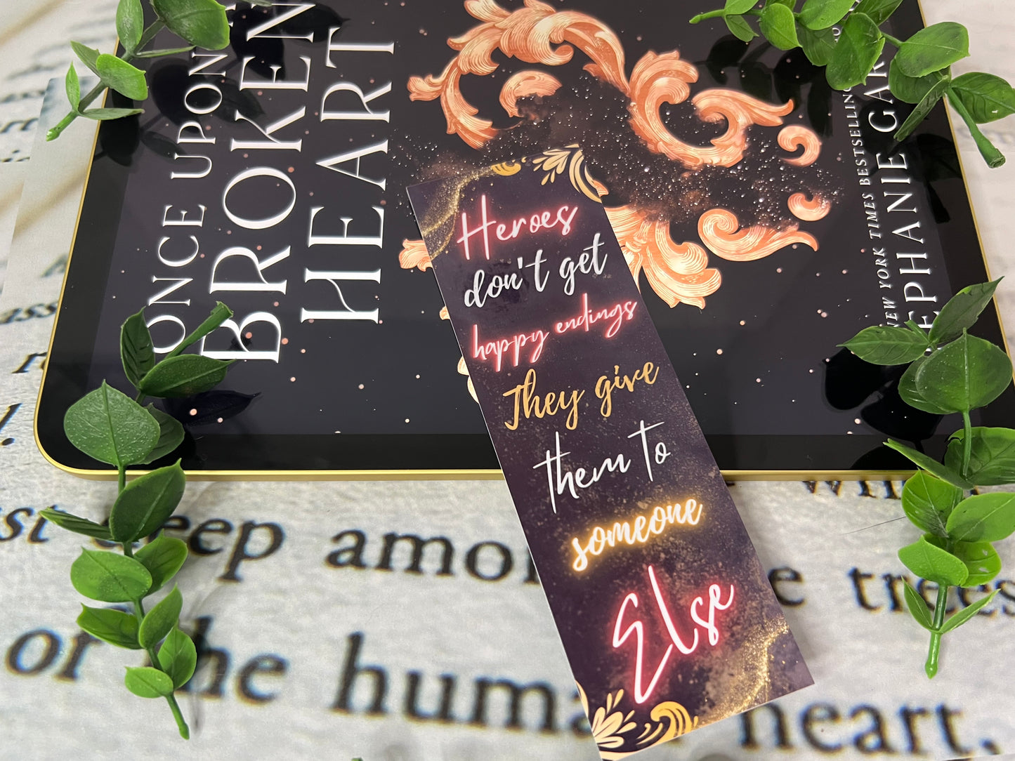 Once Upon a Broken Heart Bookmark