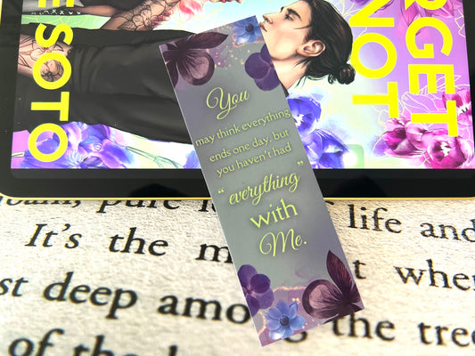 Forget Me Not Bookmark