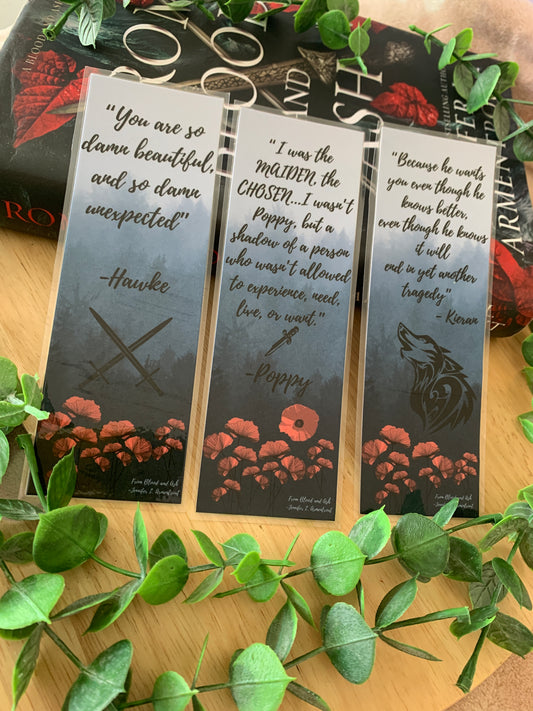 From Blood and Ash Bookmarks