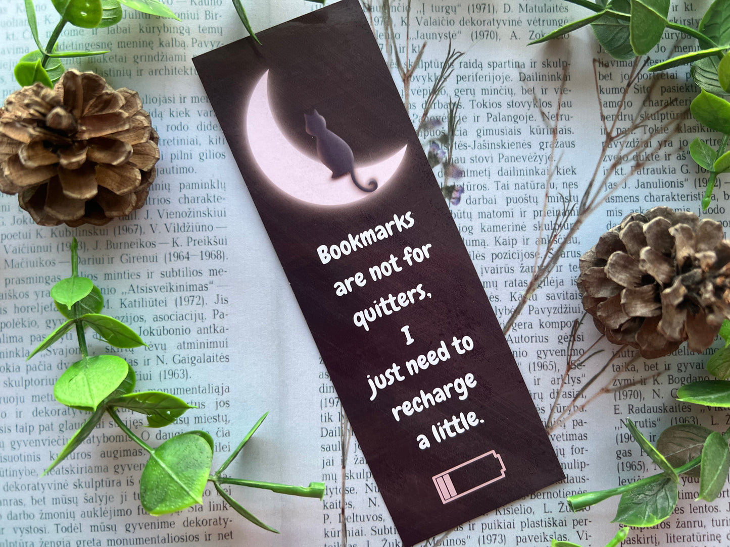 Bookmarks are Not for Quitters Bookmark