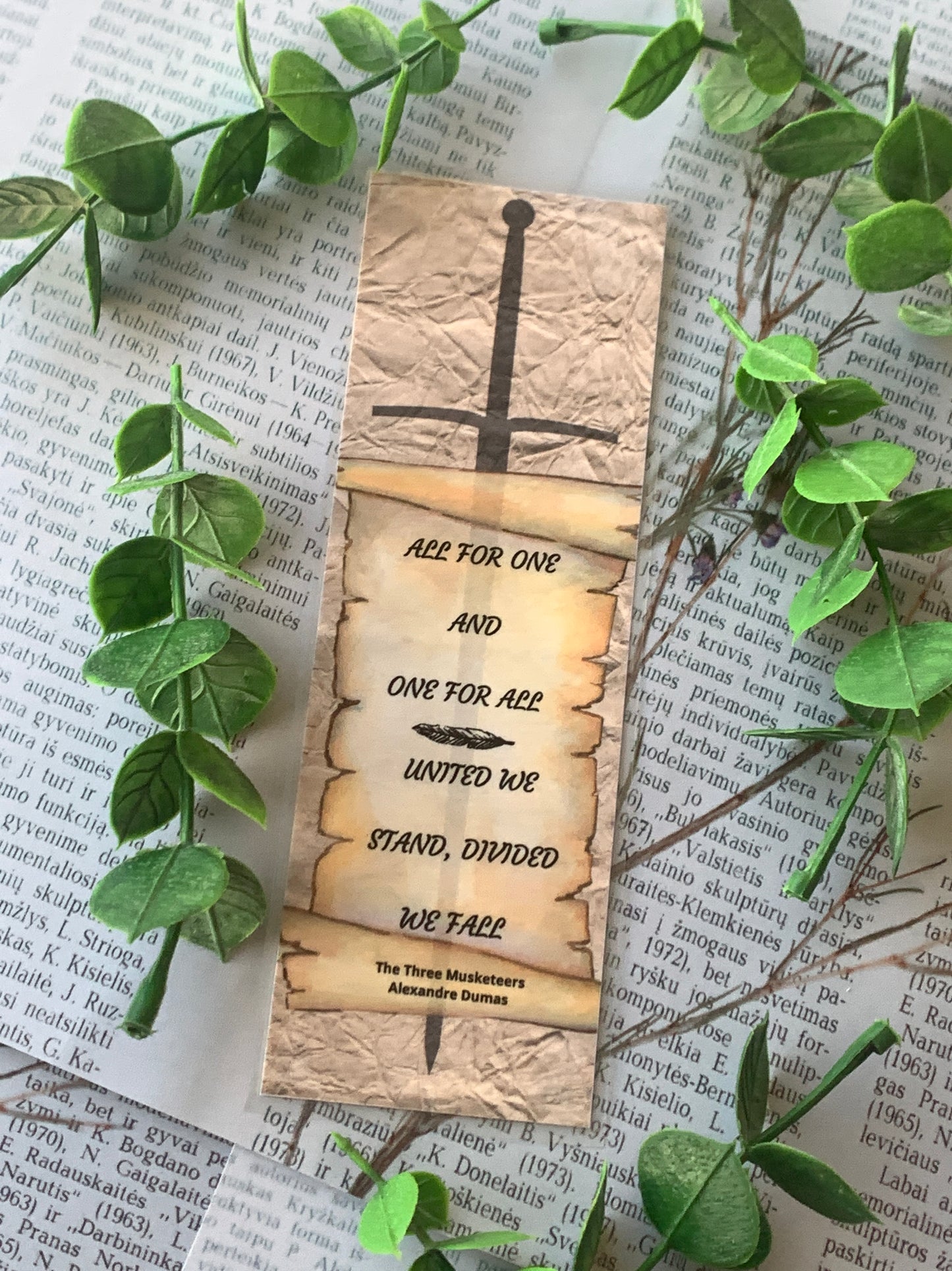 The Three Musketeers Bookmark